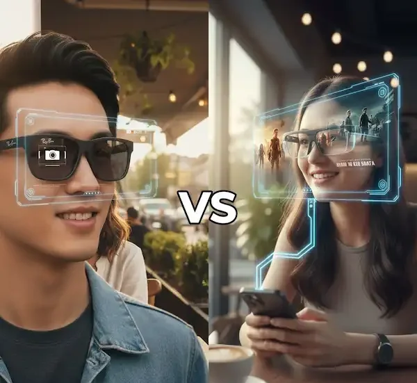 Ray-Ban Meta vs Xreal Air 2 Pro