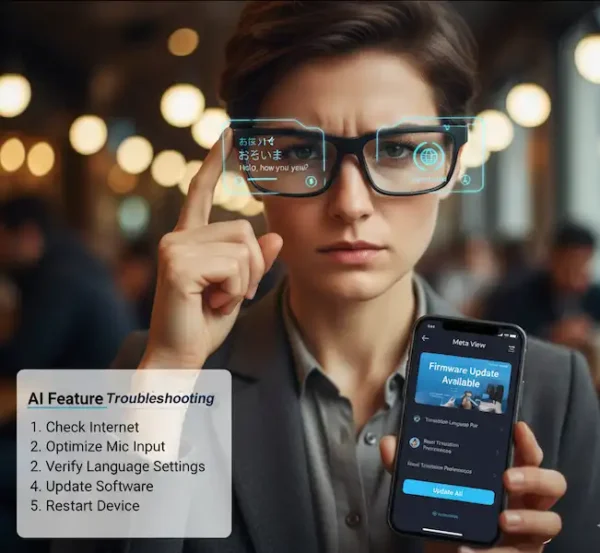 Smart Glasses AI Troubleshooting